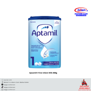 Nourishing Every Stage of Your Baby’s Journey Support your baby’s development with Aptamil®, a trusted brand designed to meet your baby’s nutritional needs at every stage. Crafted with decades of expertise, Aptamil® Stage 1, 2, & 3 are scientifically tailored to provide essential nutrients for growing babies. Key Features • Stage 1 (From Birth): Perfect for newborns, enriched with DHA, vitamins, and prebiotics to support cognitive development and immune health. • Stage 2 (6–12 Months): A balanced follow-on formula with key nutrients like iron and calcium to aid in weaning and growth. • Stage 3 (12+ Months): Designed for toddlers, delivering a tailored mix of vitamins, minerals, and proteins for continued healthy development. Why Choose Aptamil®? • Inspired by 40+ years of breast milk research. • Contains a unique blend of GOS/FOS prebiotics to promote healthy digestion. • Enriched with Omega-3 DHA, supporting brain and visual development. • Backed by strict quality standards for your baby’s safety. Product Details • Size: 800g per tin (Stage 1, 2, or 3). • Usage: Suitable as part of a varied, balanced diet. • Preparation: Easy-to-mix formula for convenience. Help your baby thrive with Aptamil®—a formula trusted by parents and recommended by experts. Order Aptamil® Stage 1, 2, or 3 today and give your baby the nutrition they deserve at every step of their journey!