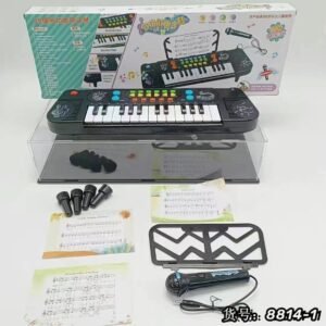 Colorful Kid’s Piano with multiple sound settings and interactive features, perfect for early music education and fun playtime