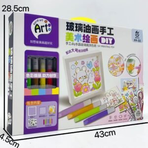Sand Art Painting & Printing Toy Set for kids aged 3 and above, featuring vibrant colored sand, stencils, and creative tools, ideal for crafting unique designs and promoting creativity.