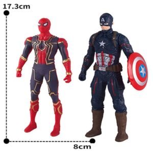 Avenger Playing Toys featuring Marvel superheroes like Captain America, Spider-Man, Iron Man, and Thor, designed for imaginative play.”