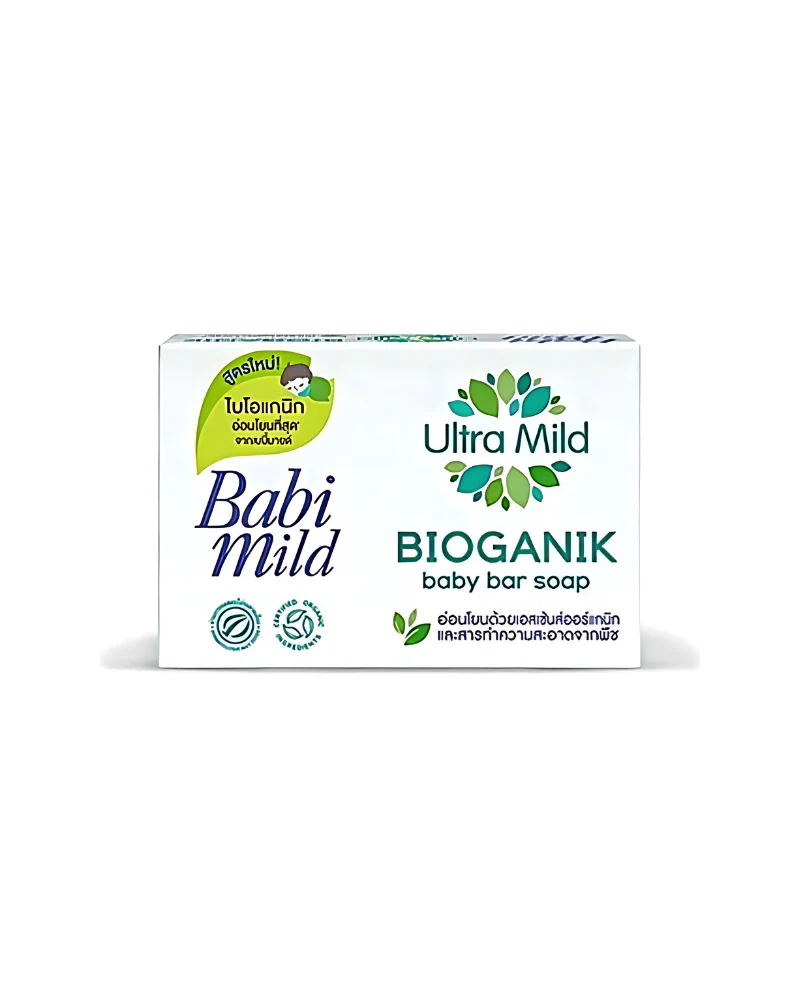 Babi Mild Bioganik Baby Bar Soap 75ml – Organic and gentle care for your baby’s delicate skin.