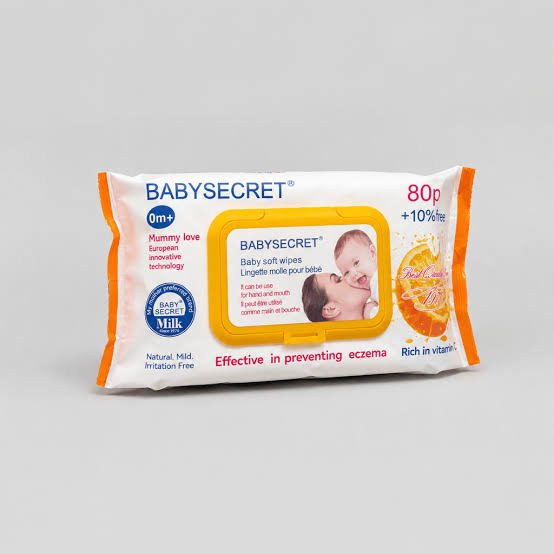 Baby Secret Wipes 80Pack