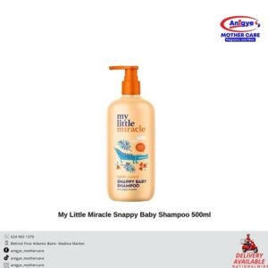 Gentle Baby Shampoo, Tear-Free, Softens & Cleanses, Mild Formula for Sensitive Skin, 500ml