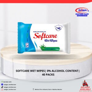 Softcare Baby Wipes 80pcs - Alcohol-Free, Gentle on Baby’s Skin