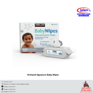 Kirkland Signature Baby Wipes, Fragrance-Free, 100pcs - Gentle, Alcohol-Free Wipes for Sensitive Baby Skin