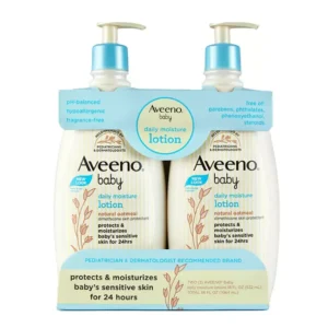 Aveeno Baby Daily Moisture Lotion Two ( 2) 532ml