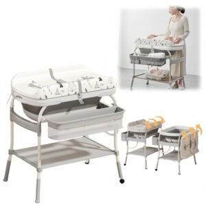 Baby 3in1 Deluxe Standing Foldable Bathing Tub Set