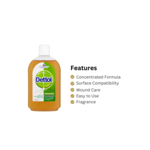 Dettol Liquid Chloroxylenol 4.8% W/V Antiseptic 500ml