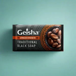 Geisha Black Soap (African Strength) 180g