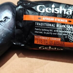 Geisha Black Soap (African Strength) 180g
