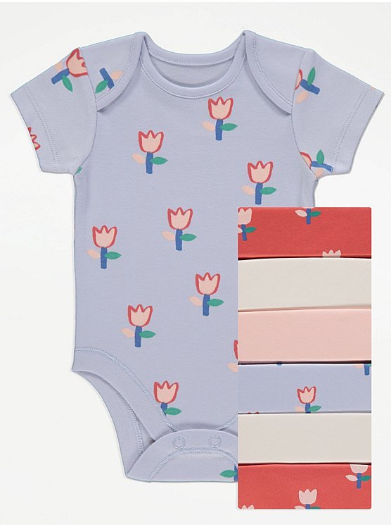 George Baby Short Sleeve 7 Bodysuit (3-6months)
