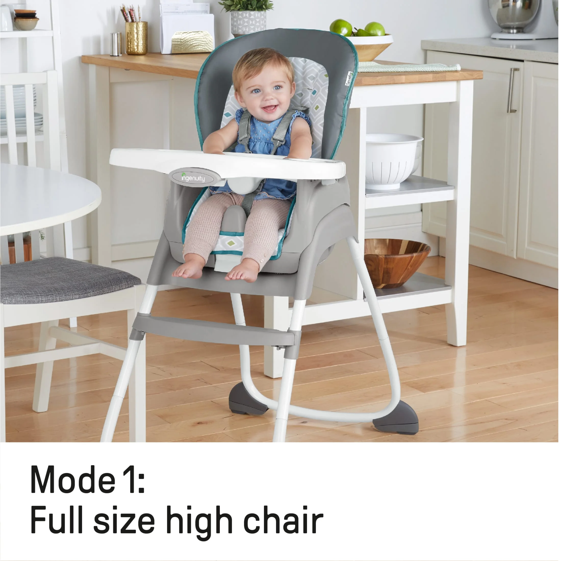 Ingenuity Trio 3-in-1 High Chair, Booster Seat, And Toddler Chair - Image 3