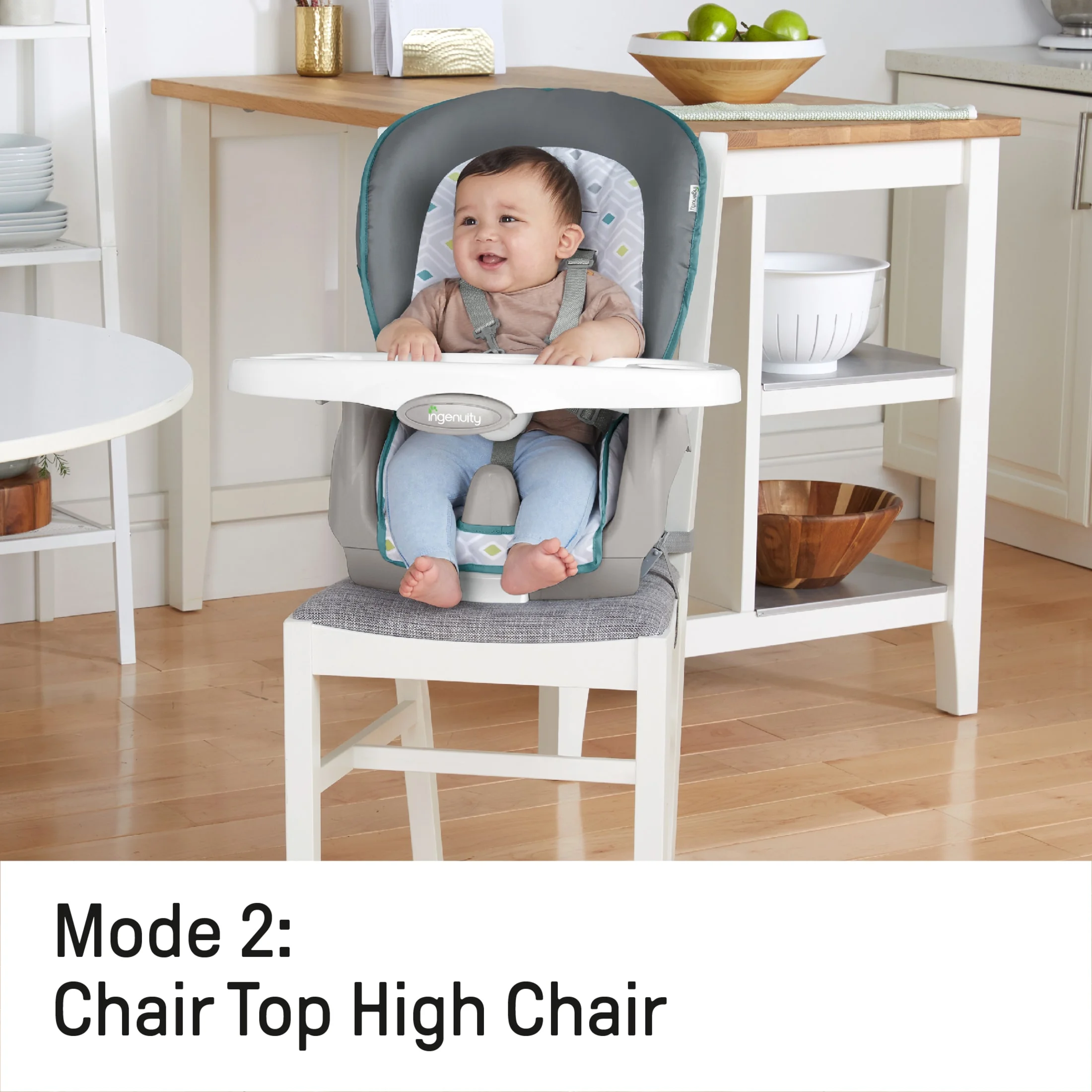 Ingenuity Trio 3-in-1 High Chair, Booster Seat, And Toddler Chair - Image 4