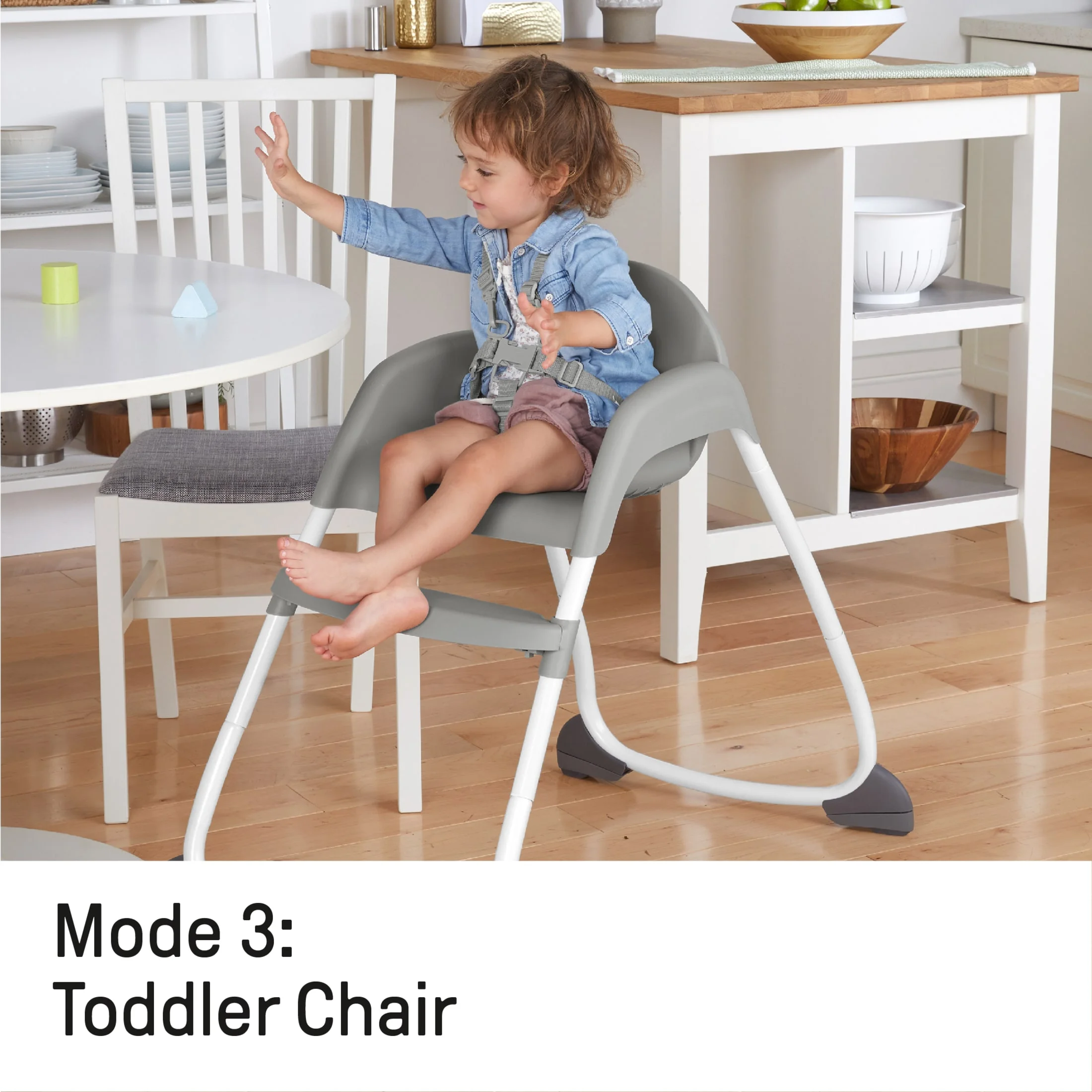 Ingenuity Trio 3-in-1 High Chair, Booster Seat, And Toddler Chair - Image 2