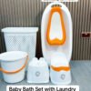 bath set with laundry