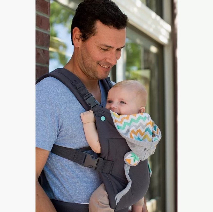 Infantino Cuddle Up Ergonomic Hoodie Carrier - Image 2