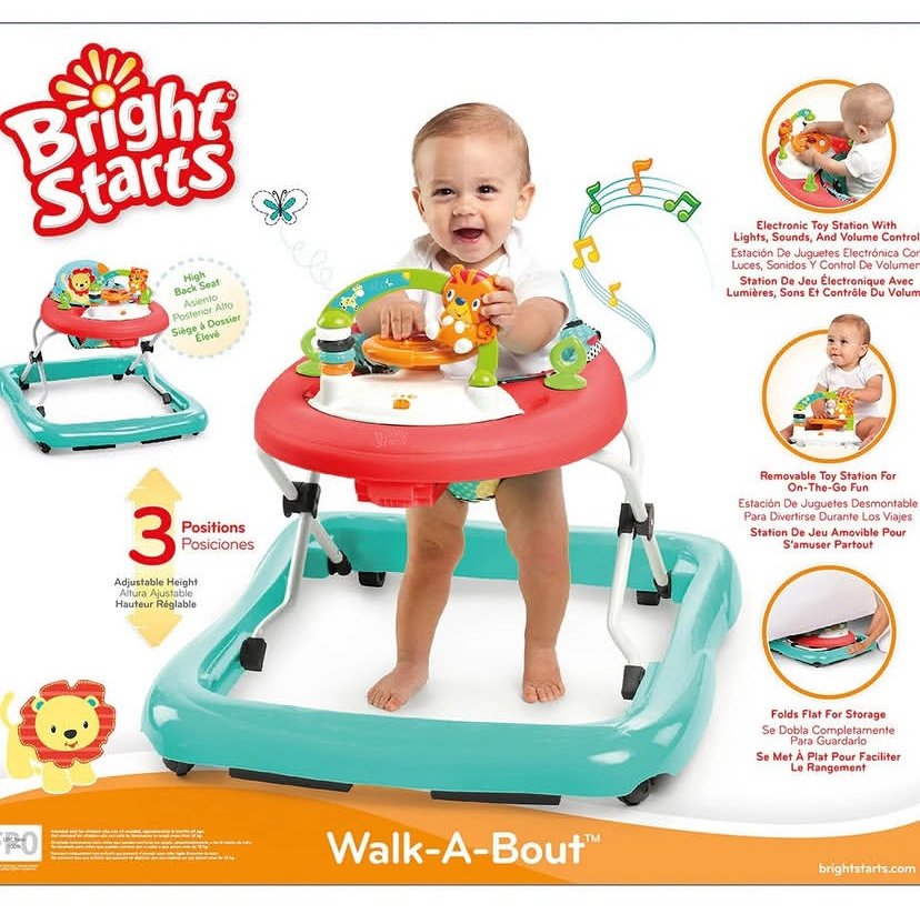 Bright Starts Walk-A- Bout Roaming Safari Walker - Image 2
