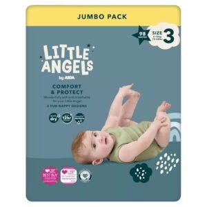Little Angels Jumbo Pack Comfort & Protect (Size 3, 98 Nappies)