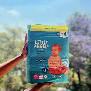 Little Angels Jumbo Pack Size 4 (9-14kg, 84 Nappies)