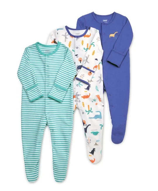 Mamas & Papas 3x Sleepsuit (6-9m)