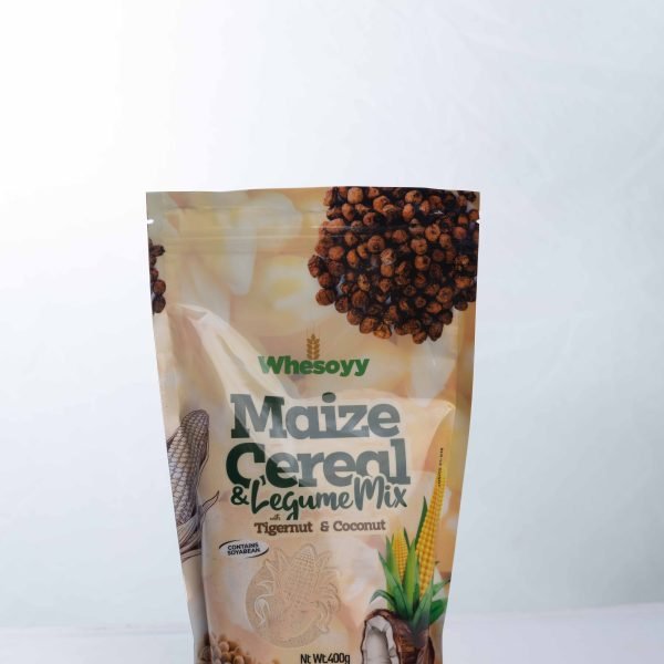 Whesoyy Maize Cereal & Legume Mix With Tigernut & Coconut