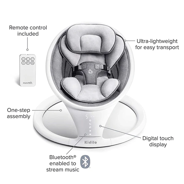 Kidilo Swing Balancelle With Bluetooth & Music - Image 2