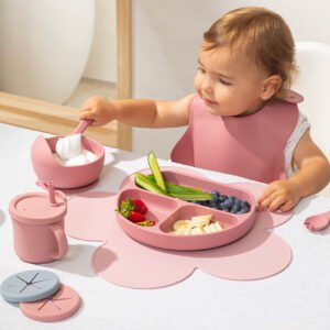 Silicone Dinner Plate Set