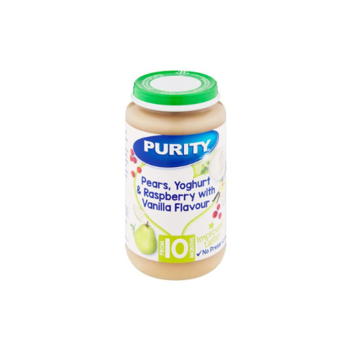 Purity Pears, Yoghurt & Raspberry With Vanilla Flavour 250ml