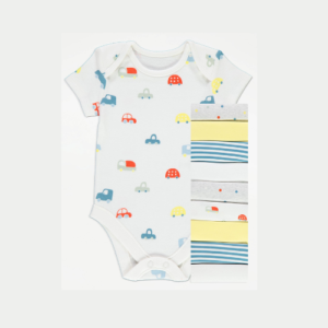 Disney Mickey & Friends Short Sleeve Bodysuit 10 Pack