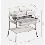 Baby 3in1 Deluxe Standing Foldable Bathing Tub Set - Image 6