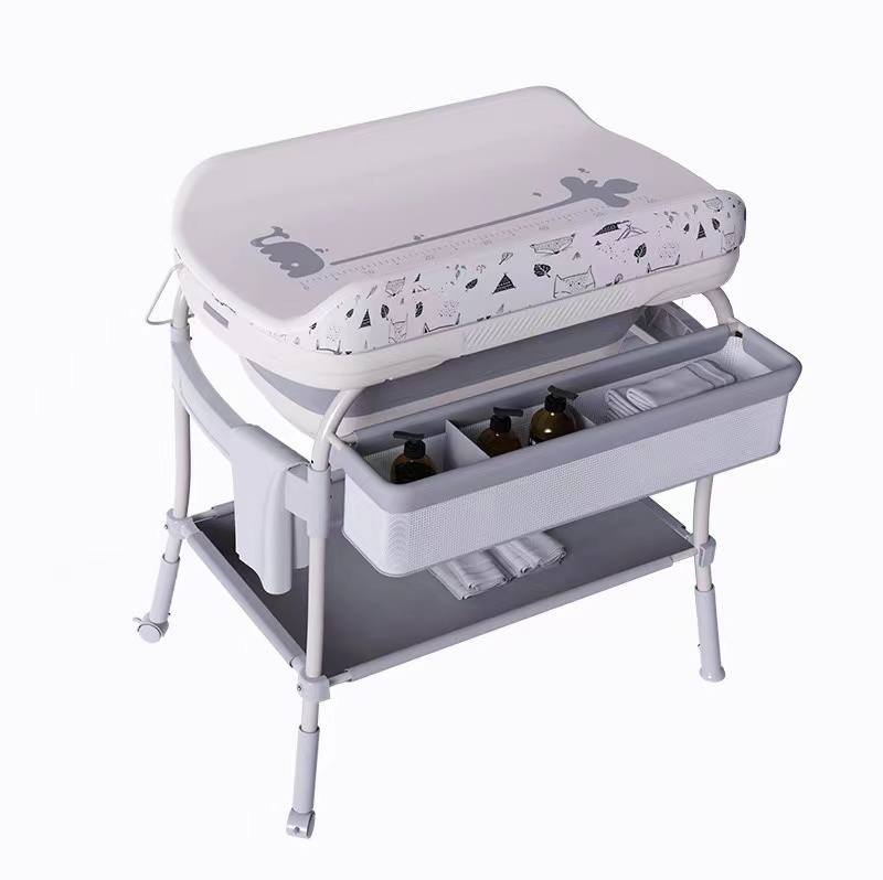 Baby 3in1 Deluxe Standing Foldable Bathing Tub Set - Image 3