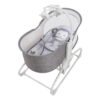 Mastela 4-in-1 Deluxe Multi-Functional Bassinet and Bouncer with adjustable recline, soothing vibrations, and breathable fabric for baby comfort and safety.