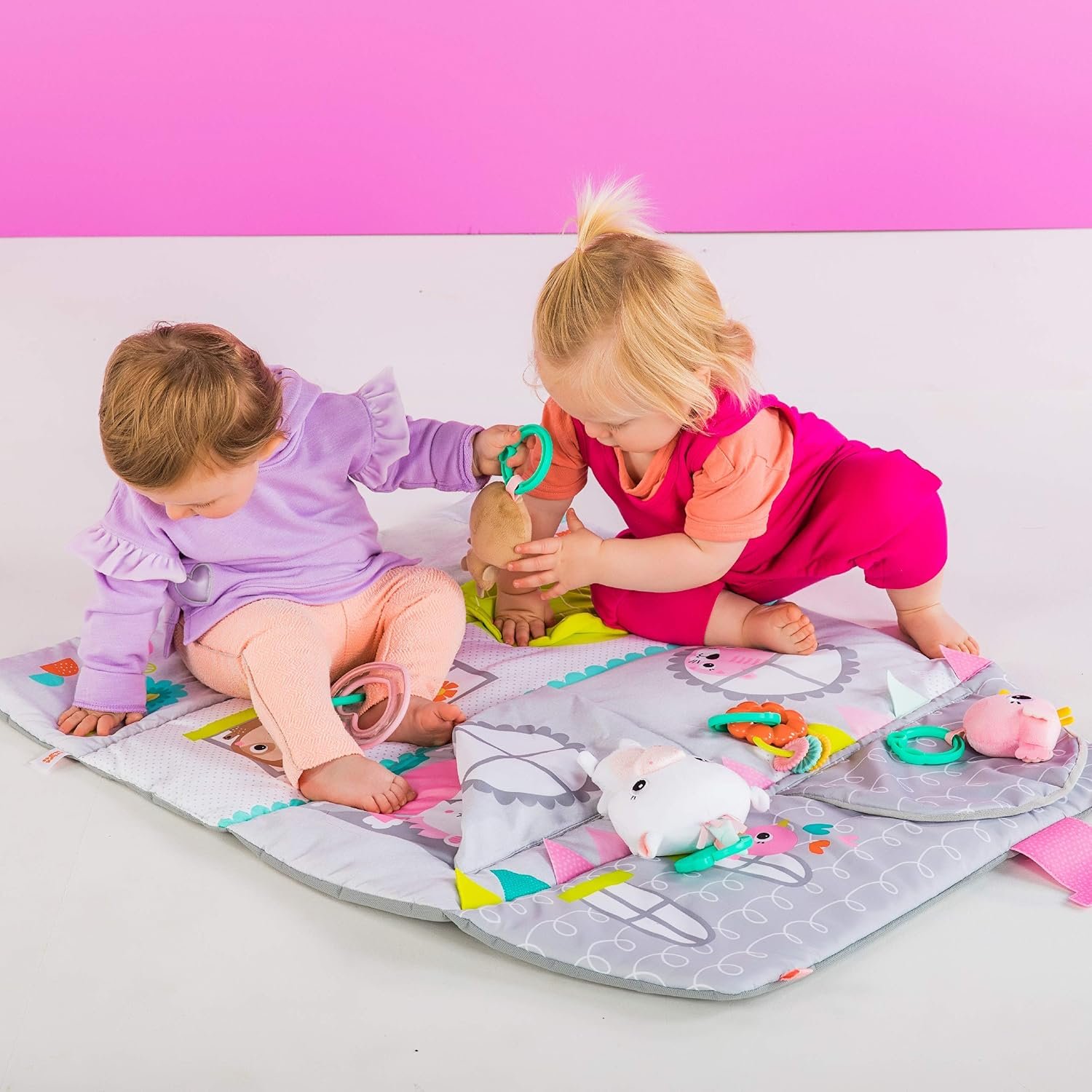Bright Starts Floors Of Fun Activity Gym & Dollhouse (4 Way To Play ) - Image 7