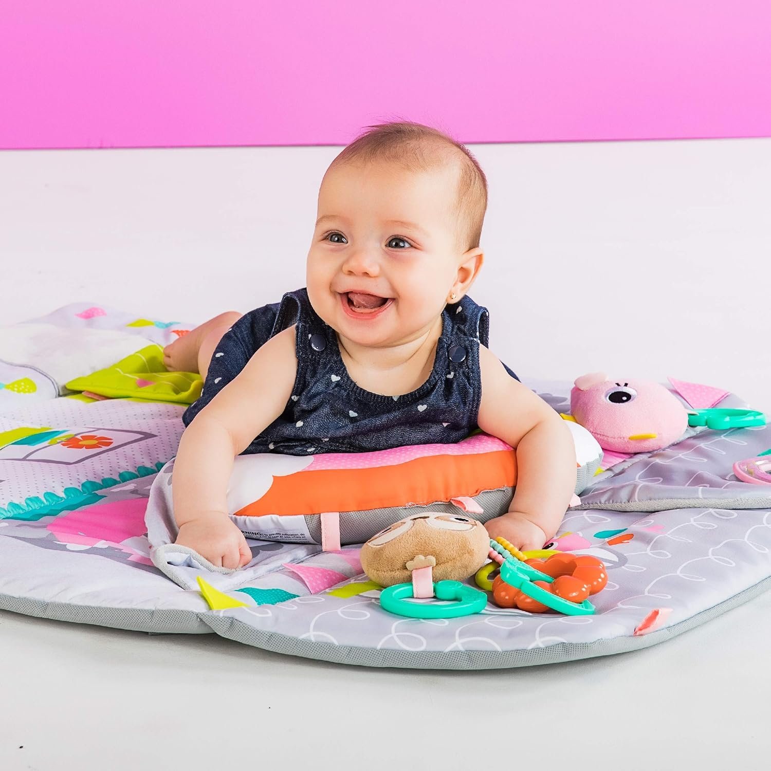 Bright Starts Floors Of Fun Activity Gym & Dollhouse (4 Way To Play ) - Image 4