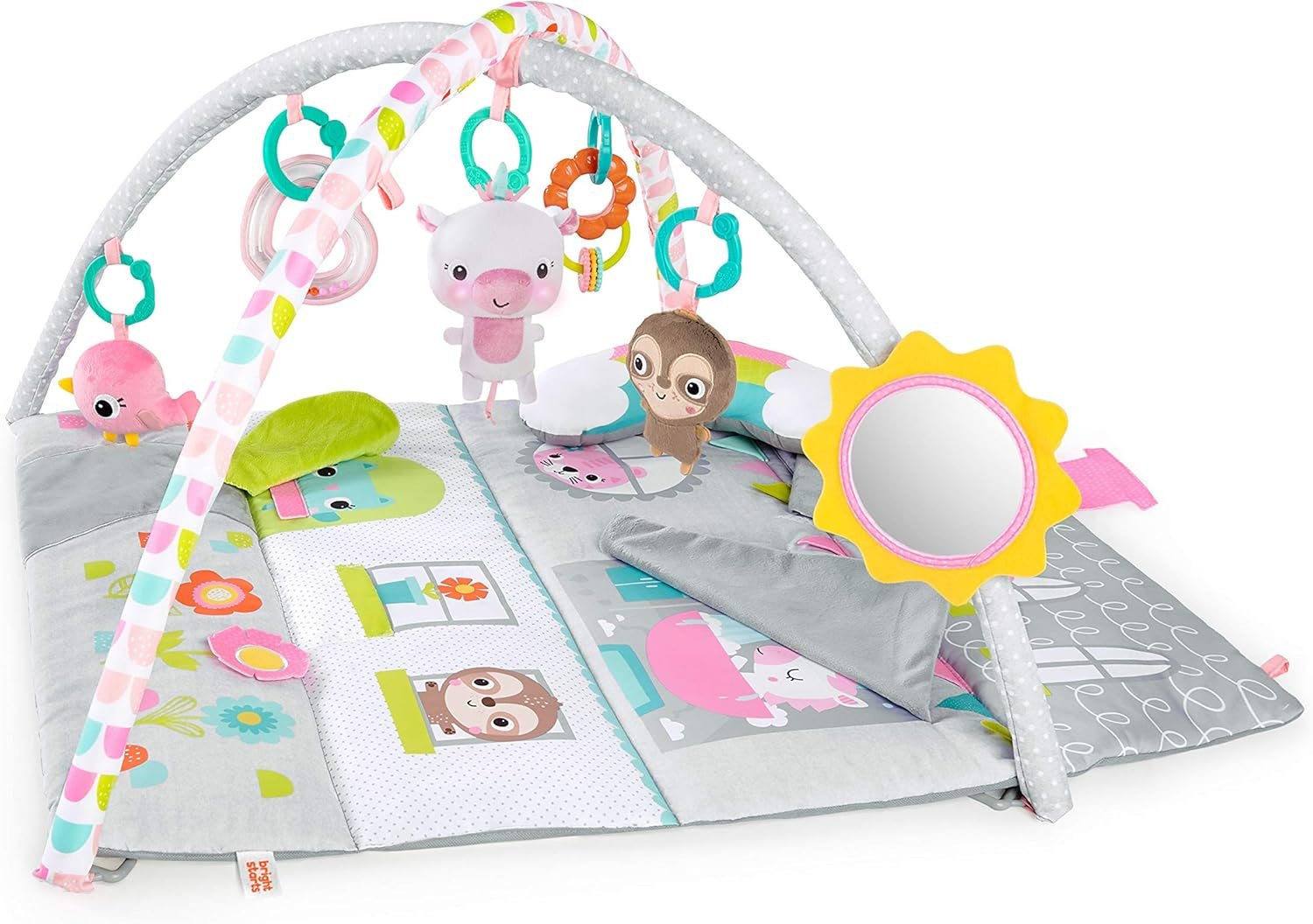 Bright Starts Floors Of Fun Activity Gym & Dollhouse (4 Way To Play ) - Image 2