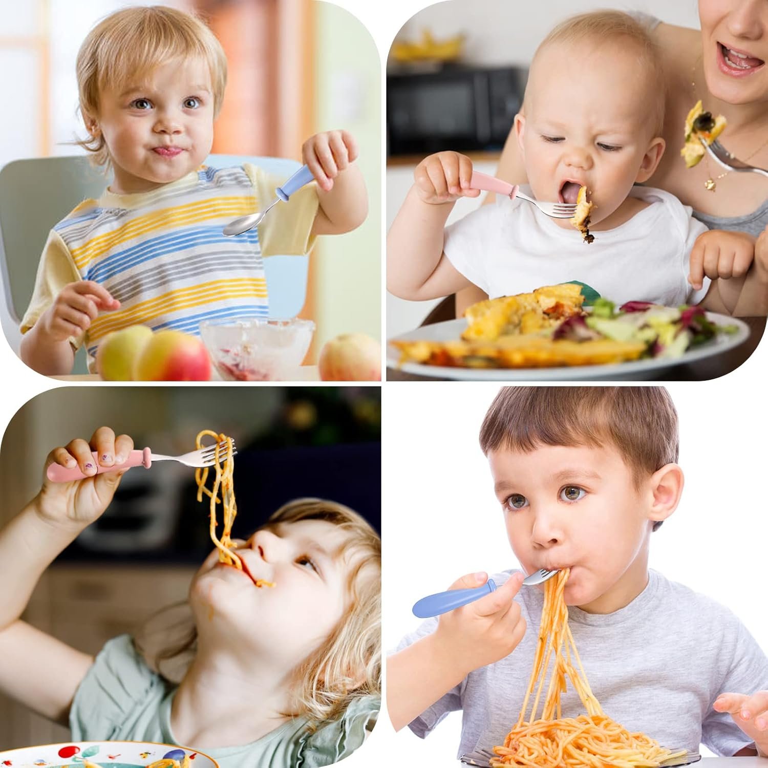 Stainless Steel Baby Silverware Set with Storage Box - Image 3