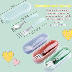 Introduce your baby to independent eating with the Stainless Steel Baby Silverware Set, thoughtfully designed for comfort, safety, and style. This high-quality set includes a spoon and fork made from food-grade stainless steel, ensuring long-lasting use while being gentle on your baby’s delicate gums. The set comes with a compact storage box for easy transport and hygiene.