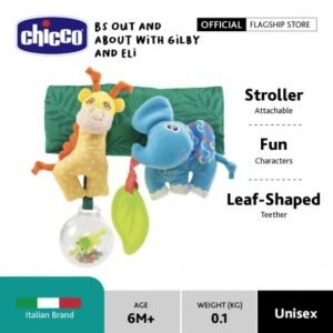 Chicco Baby Senses Out And About With Gilby And Eli Stroller Toys 6m-36m