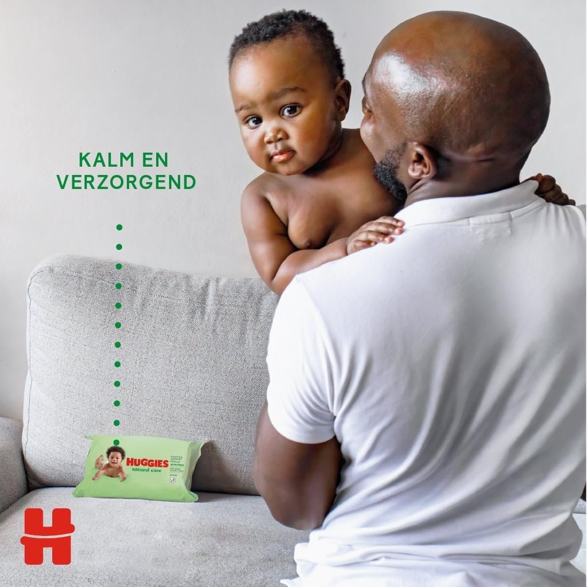 Huggies Natural Care Box (Soothe & Comfort Skin With Aloe Vera) 560 Baby Cleaning Wipes - Image 3