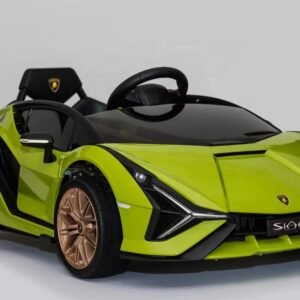 Kids Republic Officially Licensed Lamborghini SIAN 24V 2 Seater Ride-On Car for Kids with Remote Control, LED Lights, MP3 Player, Butterfly openable Doors Battery Power Vehicle
