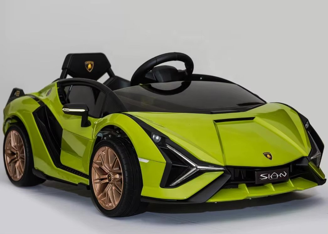 Kids Republic Officially Licensed Lamborghini SIAN 24V 2 Seater Ride-On Car for Kids with Remote Control, LED Lights, MP3 Player, Butterfly openable Doors Battery Power Vehicle