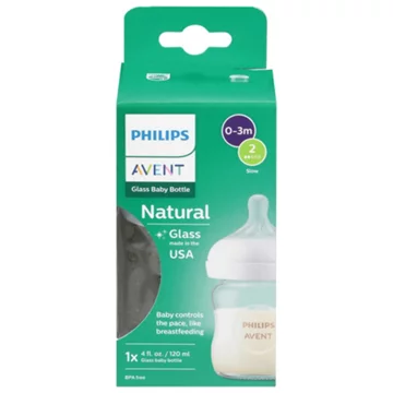 Philips Avent Natural Response Glass Baby Bottle
