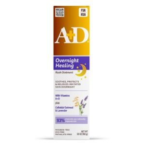 A+D Overnight Healing Diaper Rash Ointment (3.6 oz)