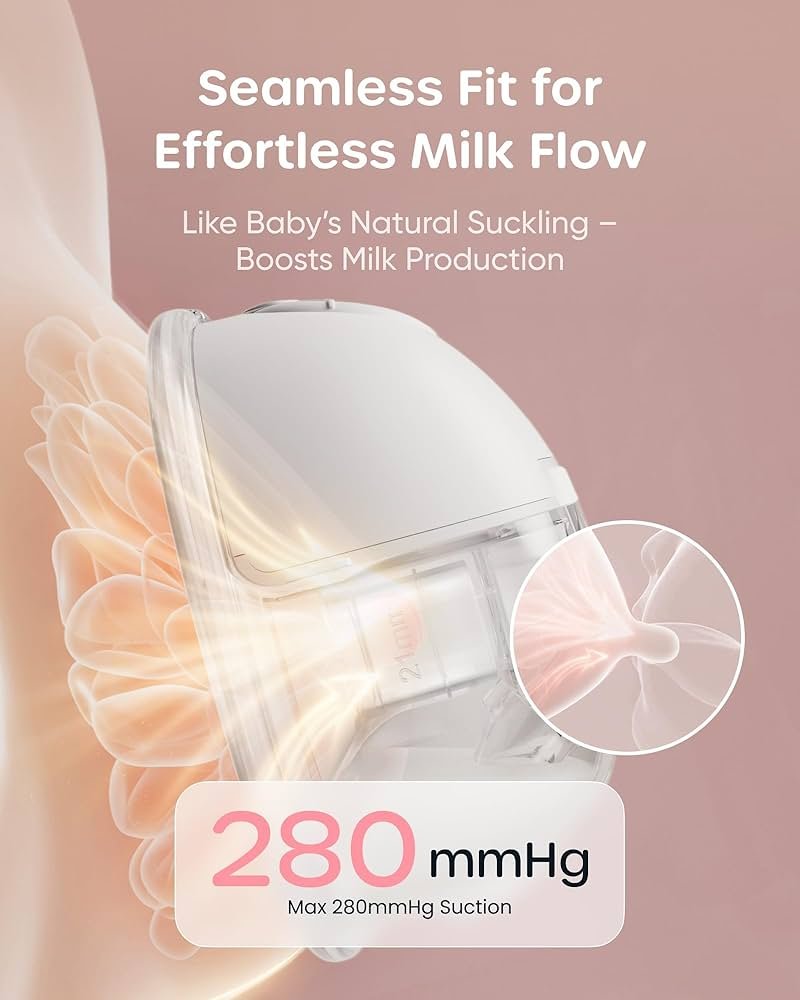 2 PCS WEARABLE BREAST PUMP S32 - Image 3