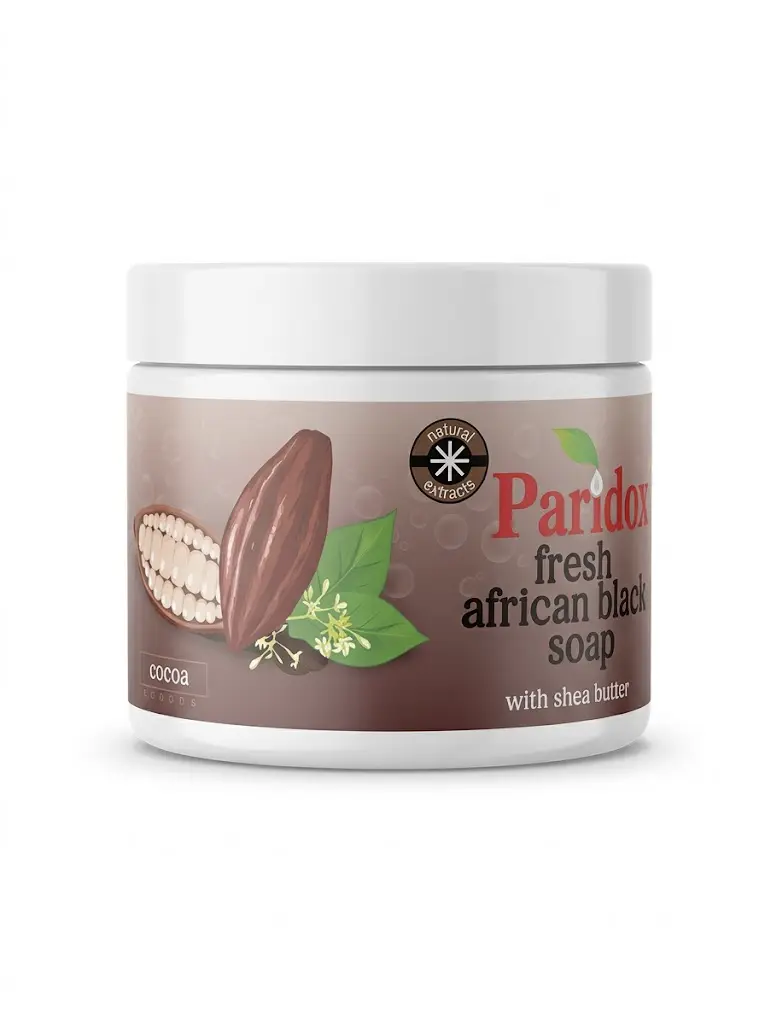 Paridox Fresh African Black Soap with Shea Butter