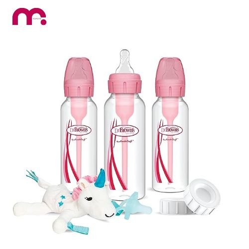 Dr. Brown's Natural Flow Anti-Colic Options+ Narrow Baby Bottle 4oz / 120ml - Image 2