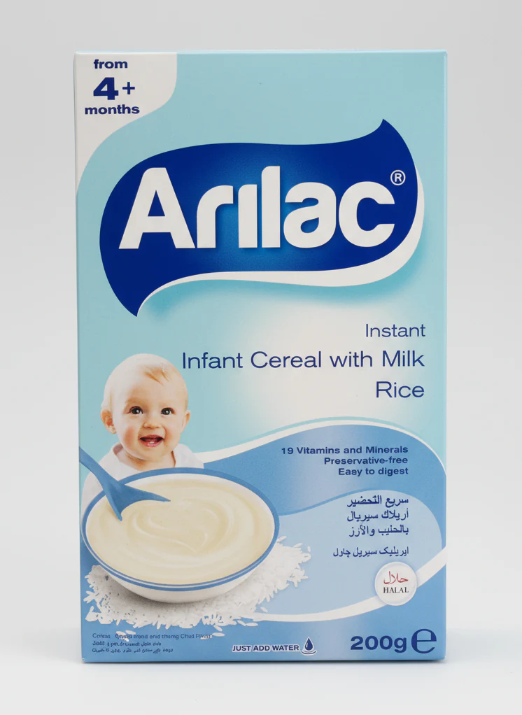 Arilac Instant Infant Cereal With Milk And Rice