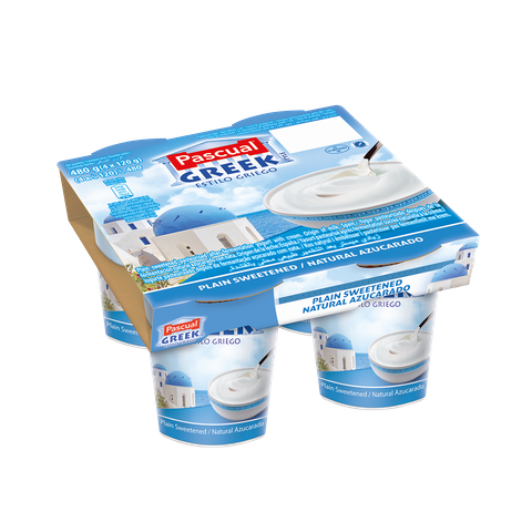 Pascual Greek Style Plain Sweetened Yogurt