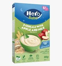 Hero Baby 8 Cereals With Apple And Milk