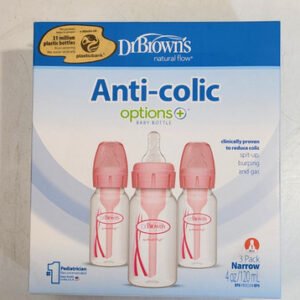 Dr. Brown's Natural Flow Anti-Colic Options+ Narrow Baby Bottle 4oz / 120ml